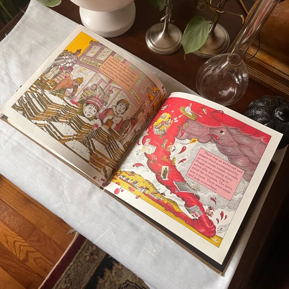 Vintage Copy of Cloudy With a Chance of Meatballs Judi Barrett Illustrated 1978
